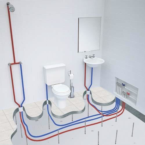 Figura-22-Instalacao-ponto-a-ponto-com-PEX-Fonte-Catalogo-Tecnico-Instalacao-Predial Figura 22 Instalacao ponto a ponto com PEX Fonte Catalogo Tecnico Instalacao Predial